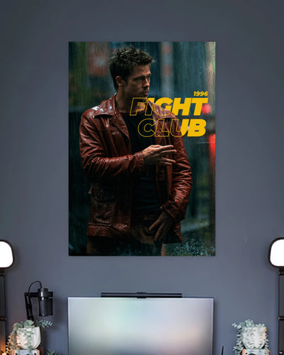 Fight Club Tyler Durden Poster artwork with bold detailed composition 2