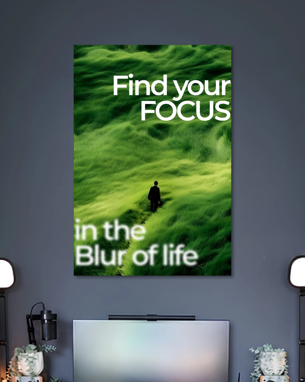 Alternative artwork featuring Find Your Focus Green Poster