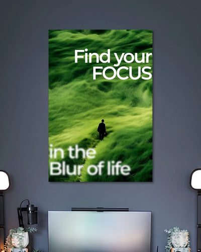 Alternative artwork featuring Find Your Focus Green Poster