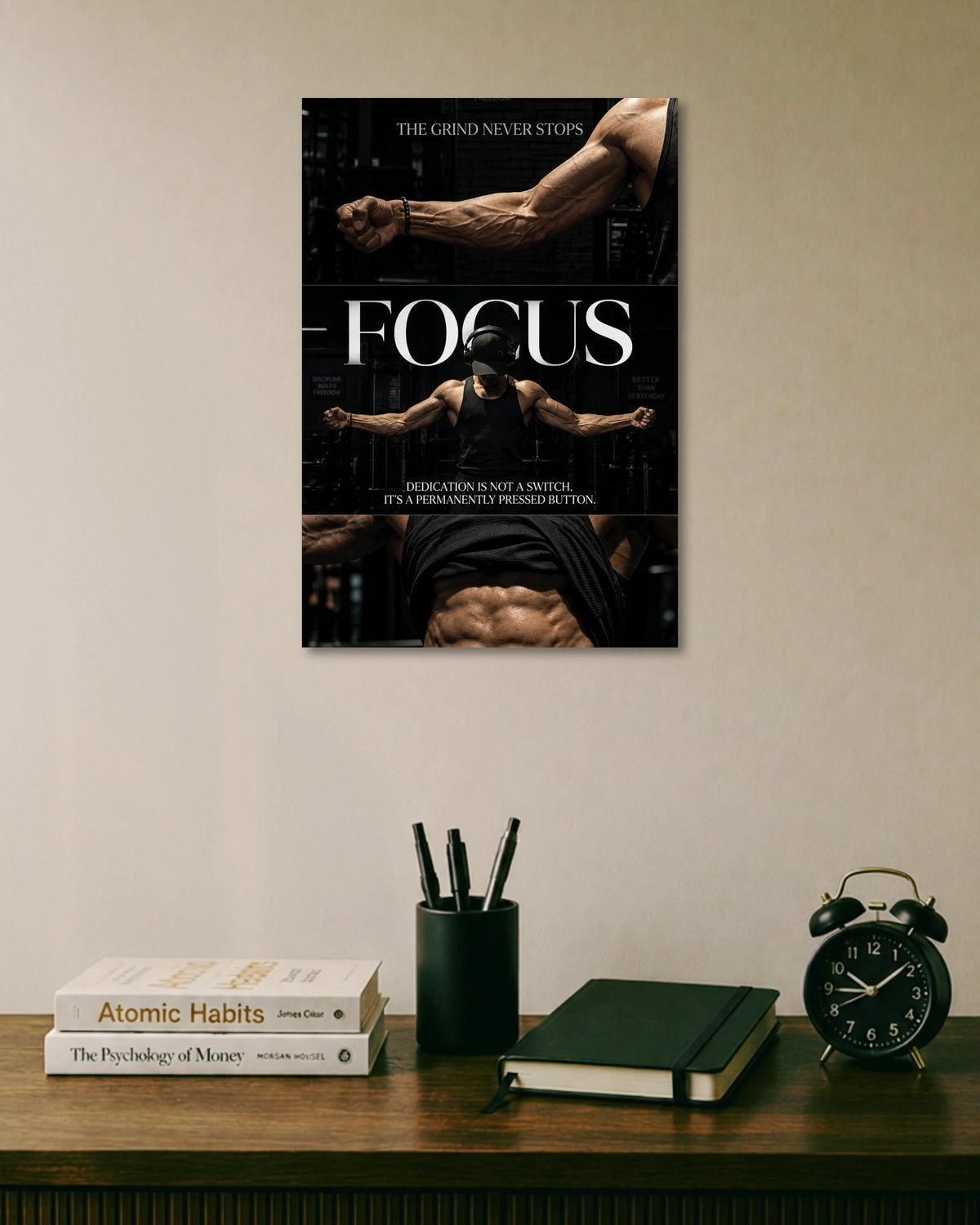 Focus Gym Motivation Poster poster artwork