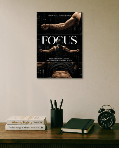 Focus Gym Motivation Poster poster artwork