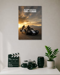 Ford v Ferrari Le Mans Racing Poster poster artwork