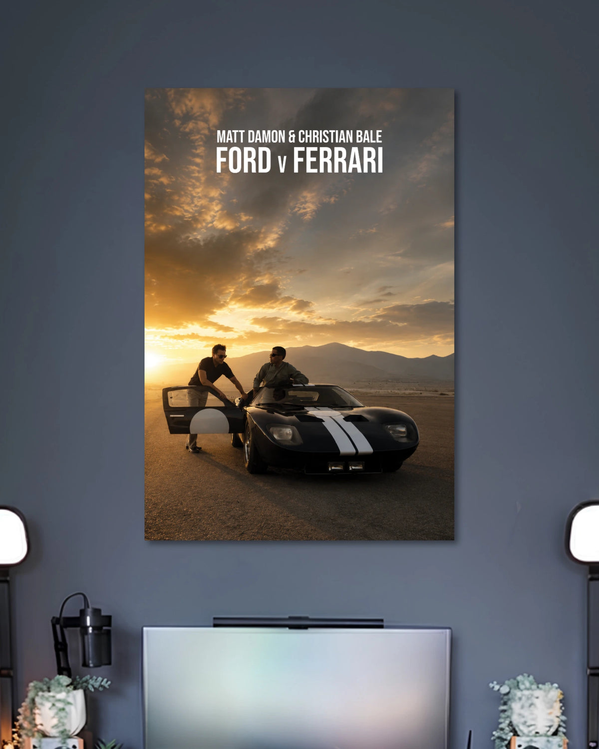 Alternative artwork featuring Ford v Ferrari Le Mans Racing Poster