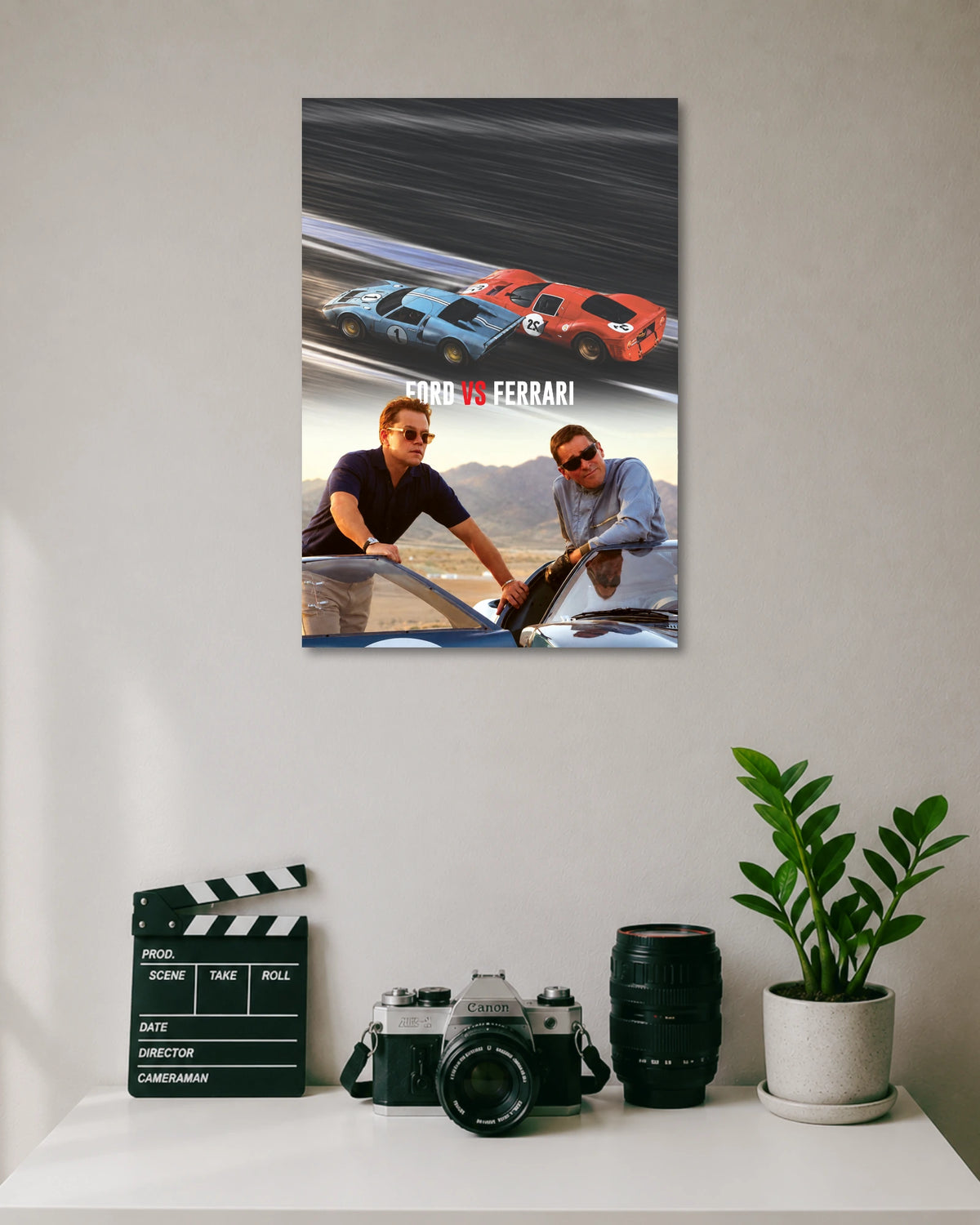 Ford vs Ferrari Racing Poster poster artwork