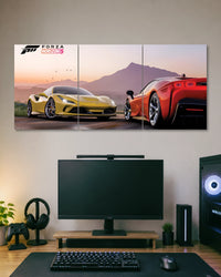 Forza Horizon 5 Supercars 3 Piece Split Poster three-panel artwork 1