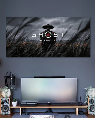 Ghost of Tsushima 3 Split Poster Set three-panel artwork 2