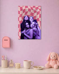 Girls Power Aesthetic Poster artwork with detailed composition 1