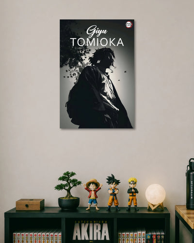Giyu Tomioka Shadow Poster artwork with detailed composition 1