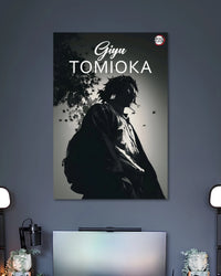 Giyu Tomioka Shadow Poster artwork with detailed composition 2