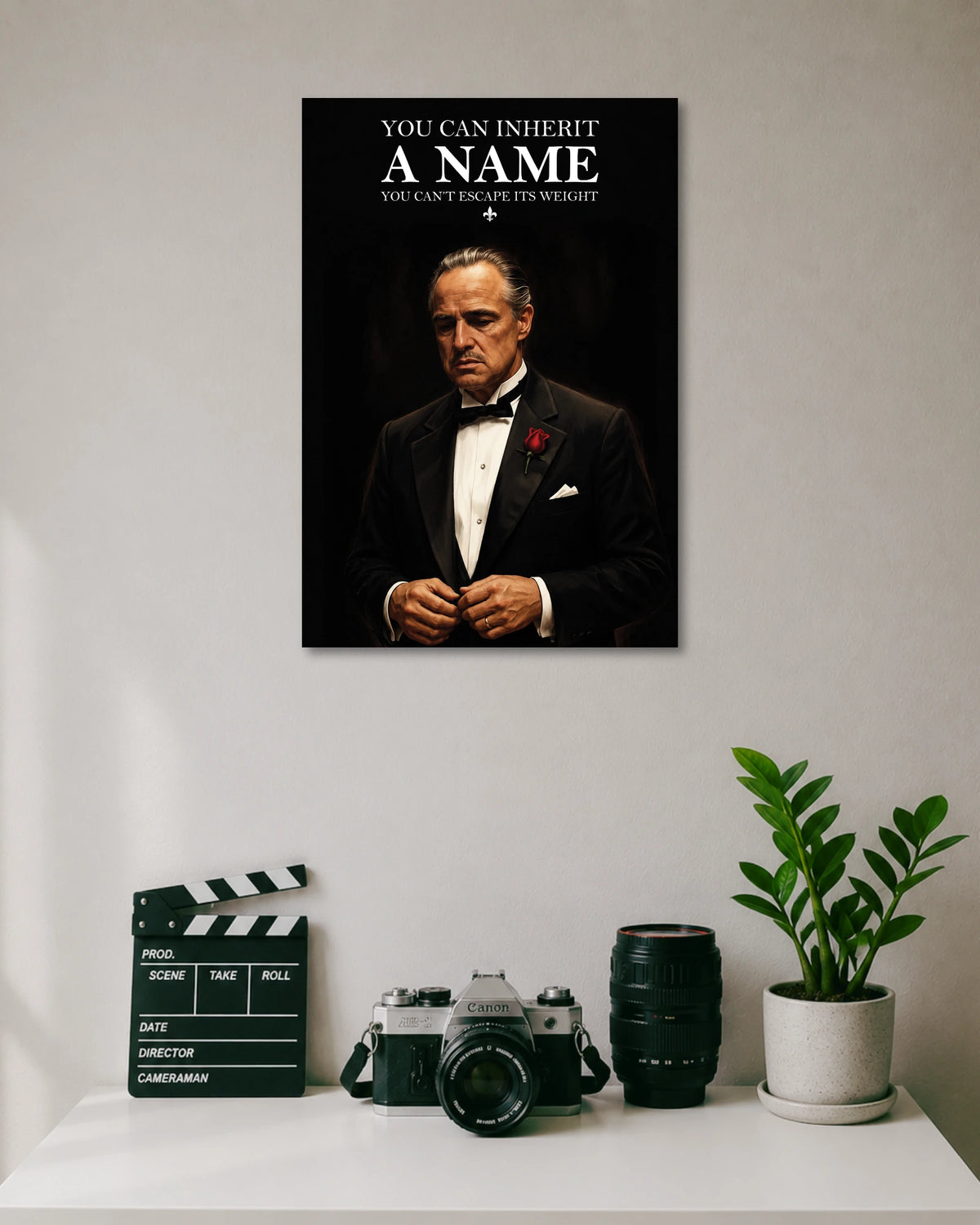 Vito Corleone Godfather Name Quote Poster poster artwork