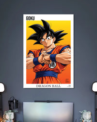 Alternative artwork featuring Goku Dragon Ball Anime Poster