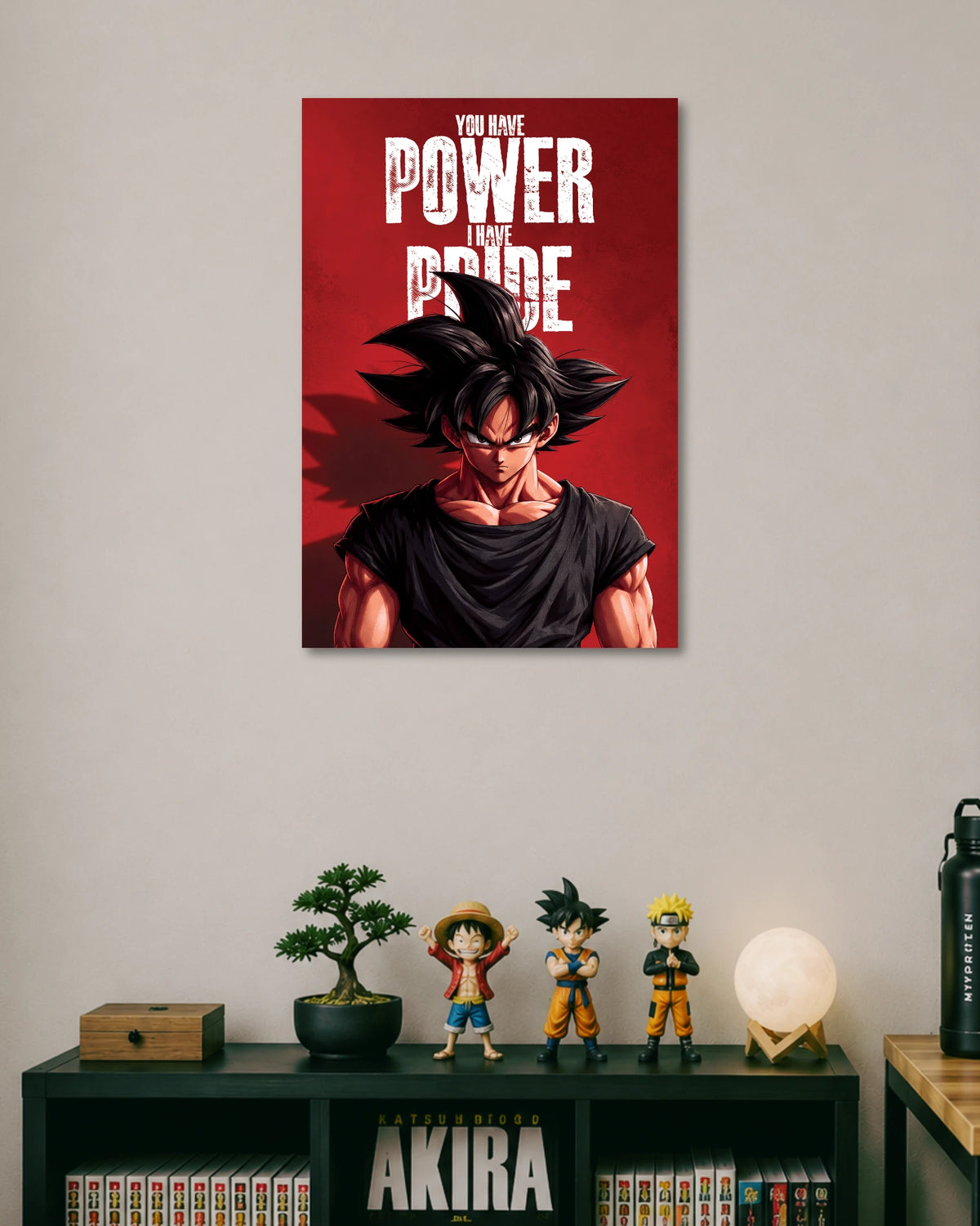 Goku You Have Power I Have Pride Anime Poster poster artwork