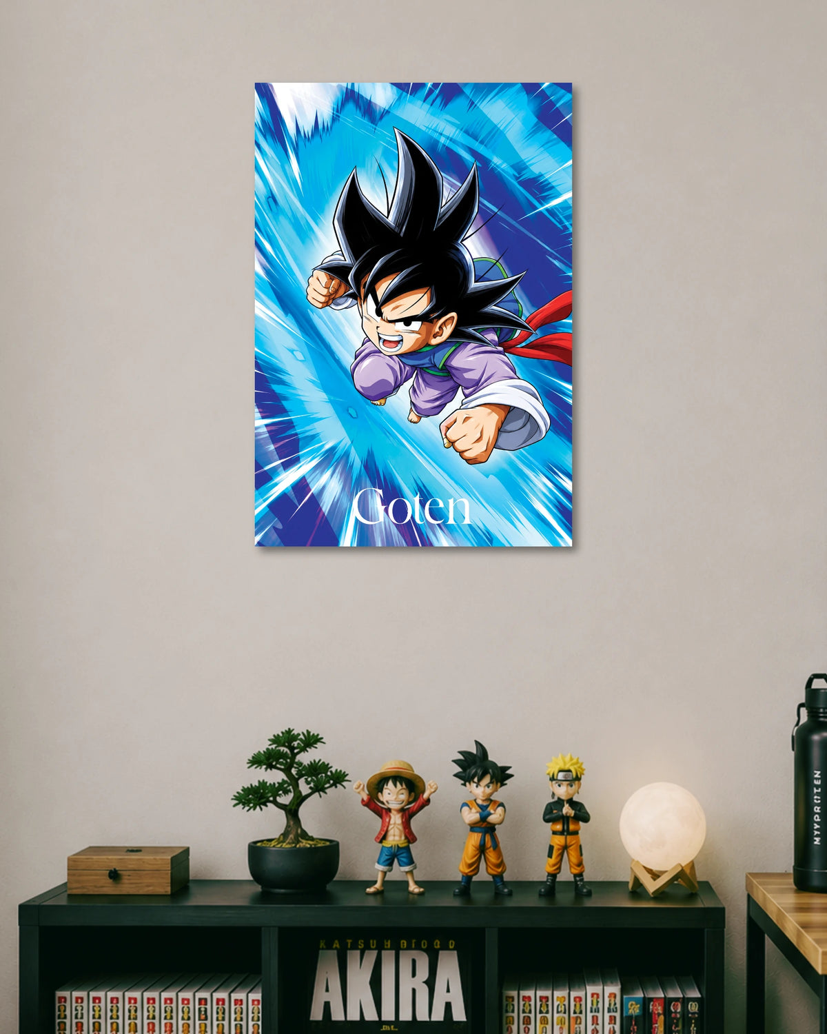 Goten Blue Energy Dragon Ball Poster poster artwork