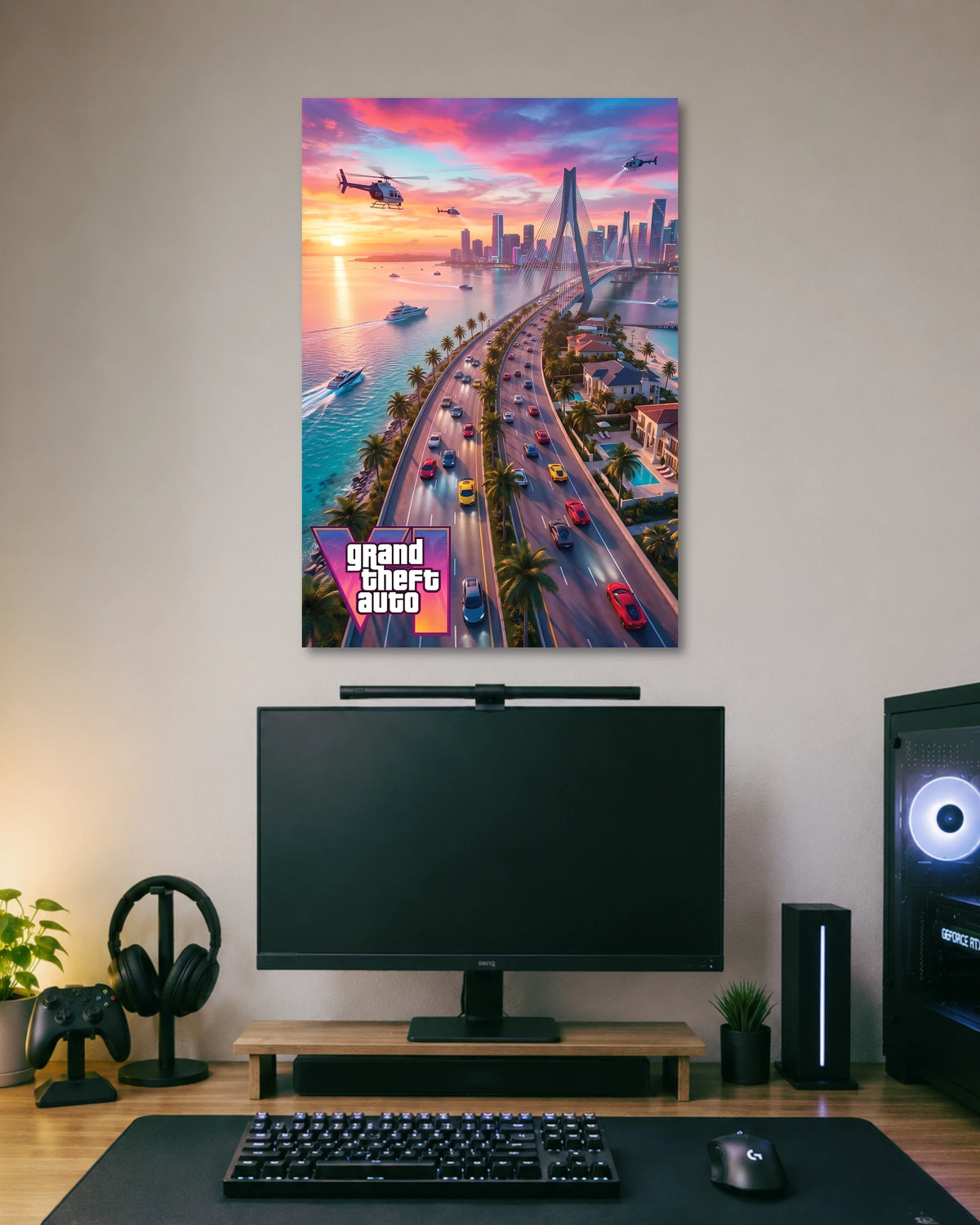 Grand Theft Auto Coastal City Poster poster artwork