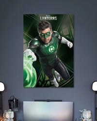 Alternative artwork featuring Green Lantern Lanterns Hero Poster