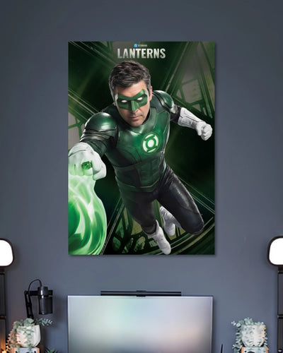 Alternative artwork featuring Green Lantern Lanterns Hero Poster