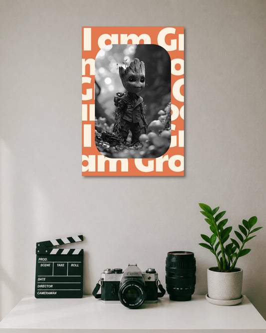 Groot Guardians Minimalist Poster poster artwork