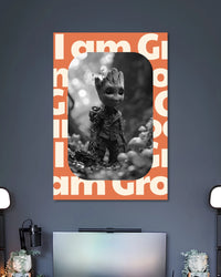 Alternative artwork featuring Groot Guardians Minimalist Poster