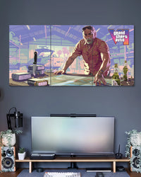 GTA VI Jason Planning 3 Piece Split Poster three-panel artwork 2
