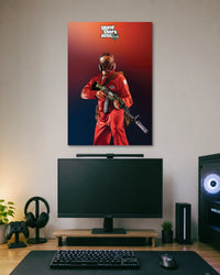 GTA V Heist Gas Mask Poster