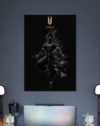 Alternative artwork featuring Hanuman Ram Black Devotional Poster