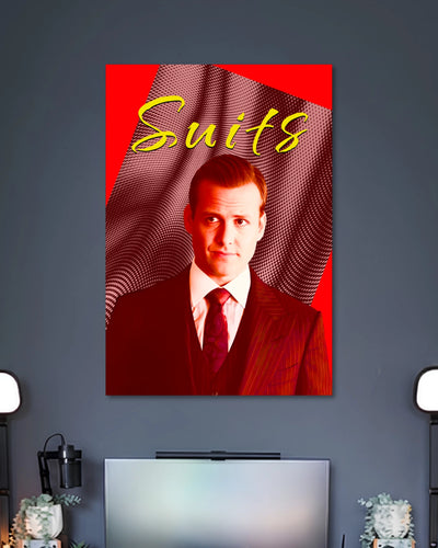 Alternative artwork featuring Harvey Specter Suits Red Poster