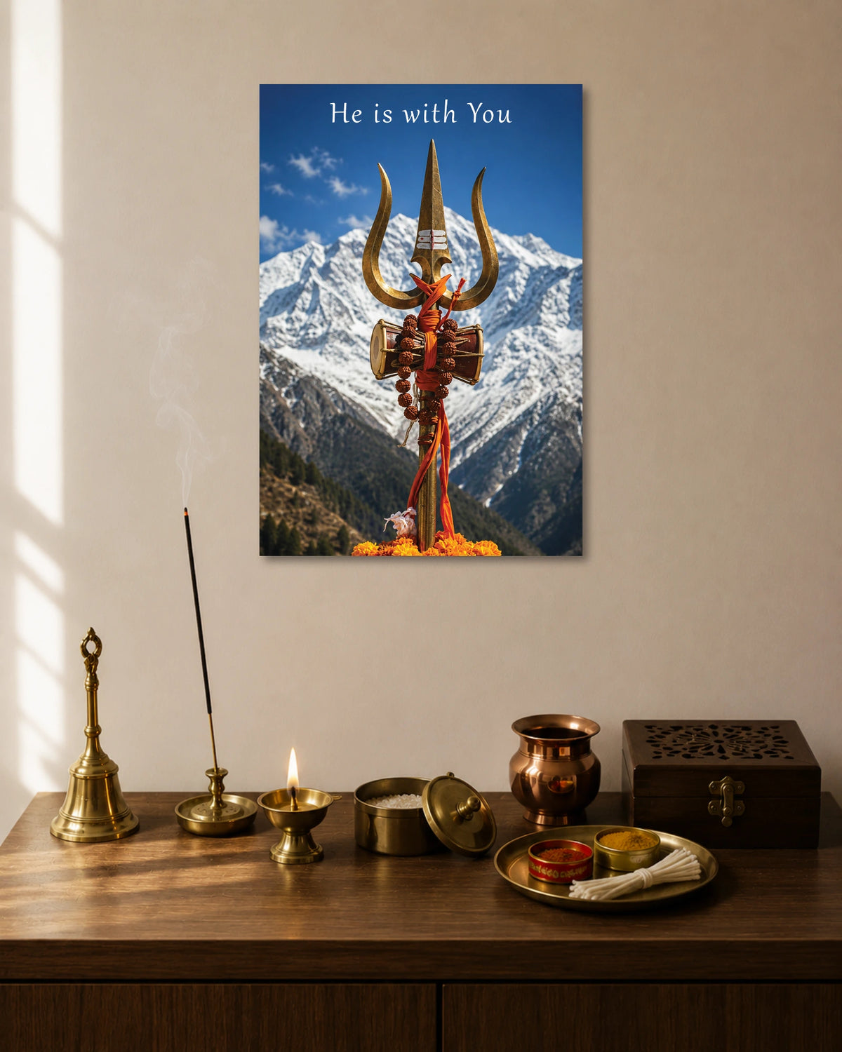 He Is With You Shiva Poster poster artwork