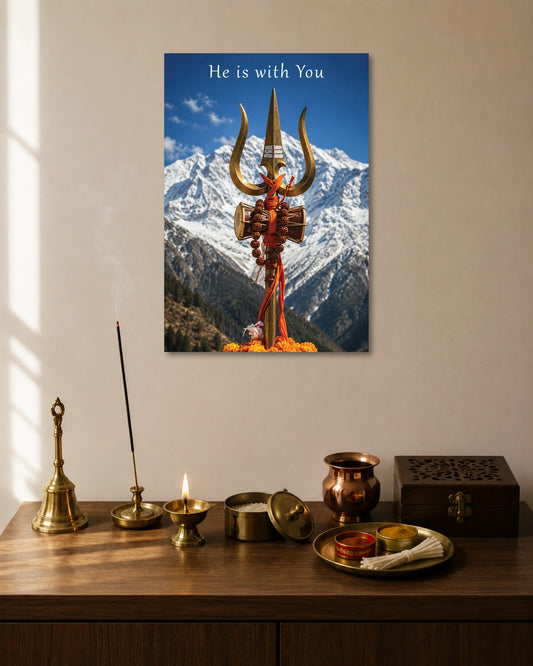 He Is With You Shiva Poster poster artwork