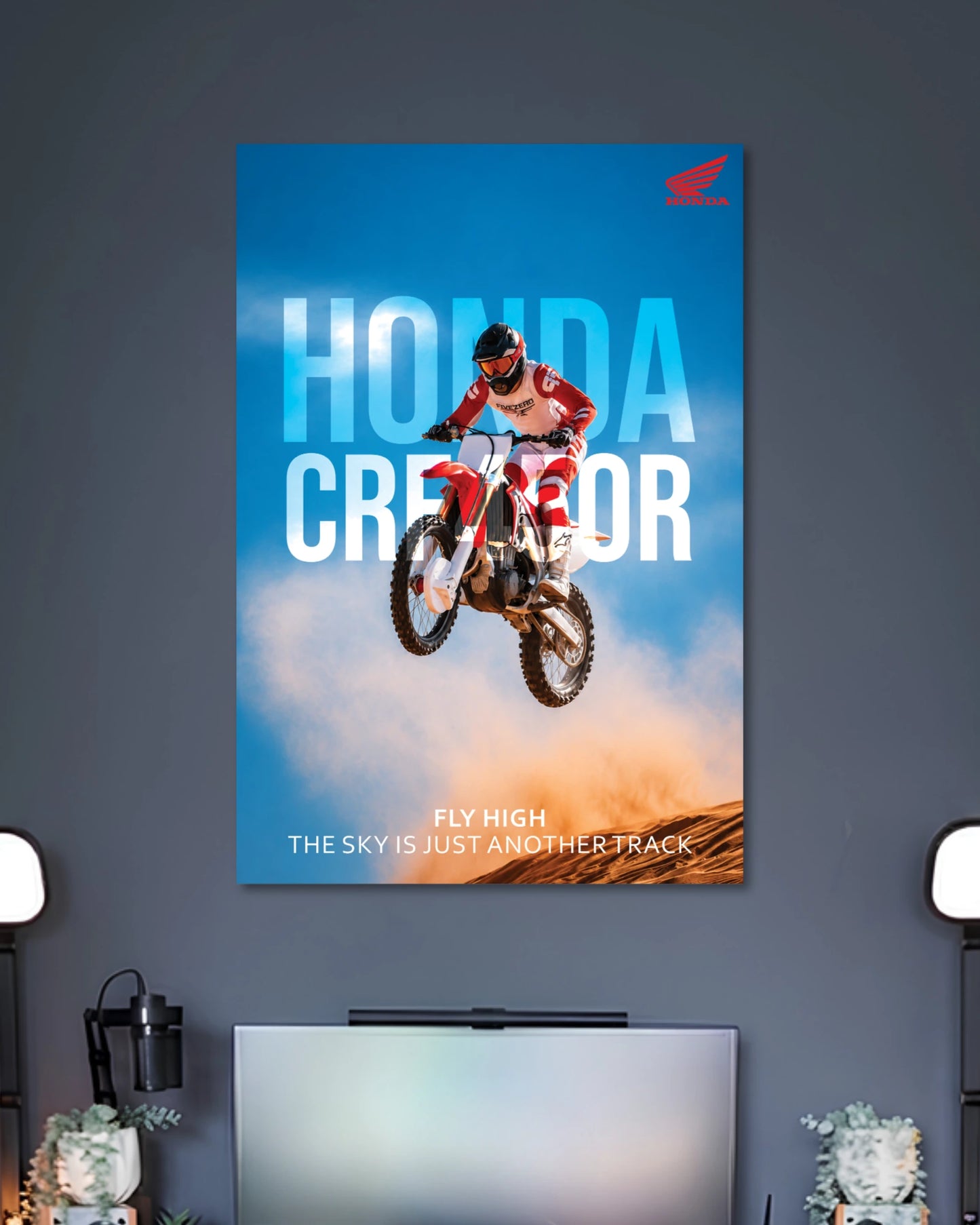 Alternative artwork view of Honda CRF Motocross Poster