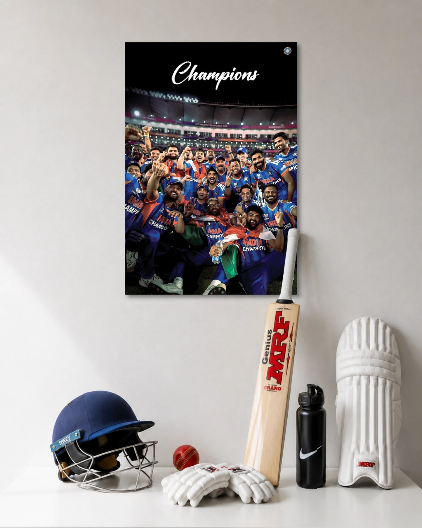 India Champions Team Poster premium artwork 1