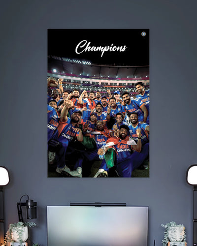 India Champions Team Poster premium artwork 2