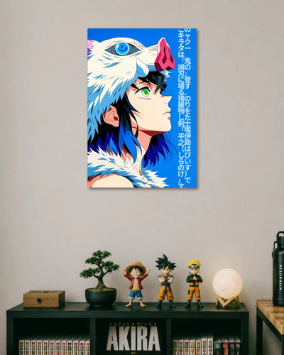 Inosuke Hashibira Demon Slayer Anime Poster poster artwork