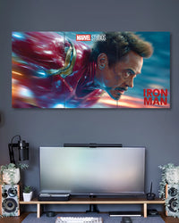 Three-panel Iron Man Flight 3 Piece Poster Set artwork featuring premium detailed design 2