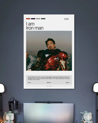 Alternative artwork featuring Iron Man Tony Stark 2008 Marvel Poster