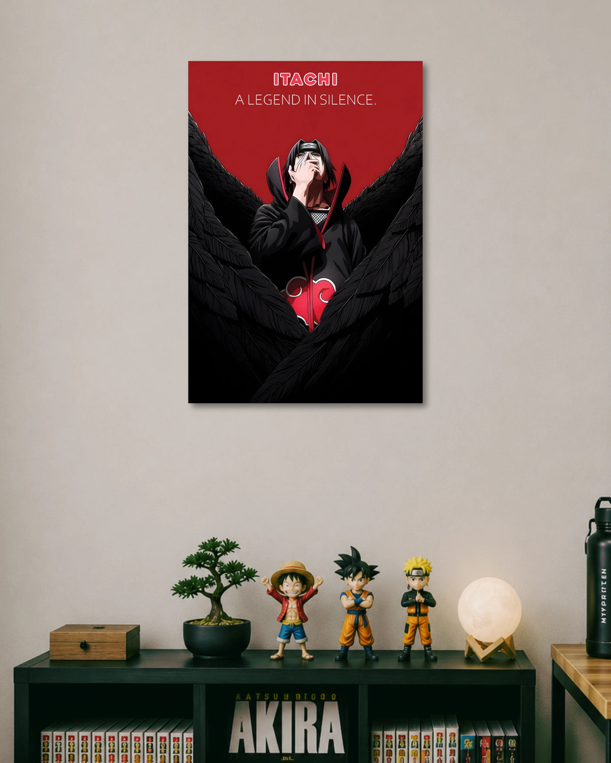Itachi Legend in Silence Poster artwork with detailed composition 1
