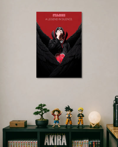 Itachi Legend in Silence Poster artwork with detailed composition 1