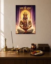 Jai Shri Ram Hanuman Poster poster artwork