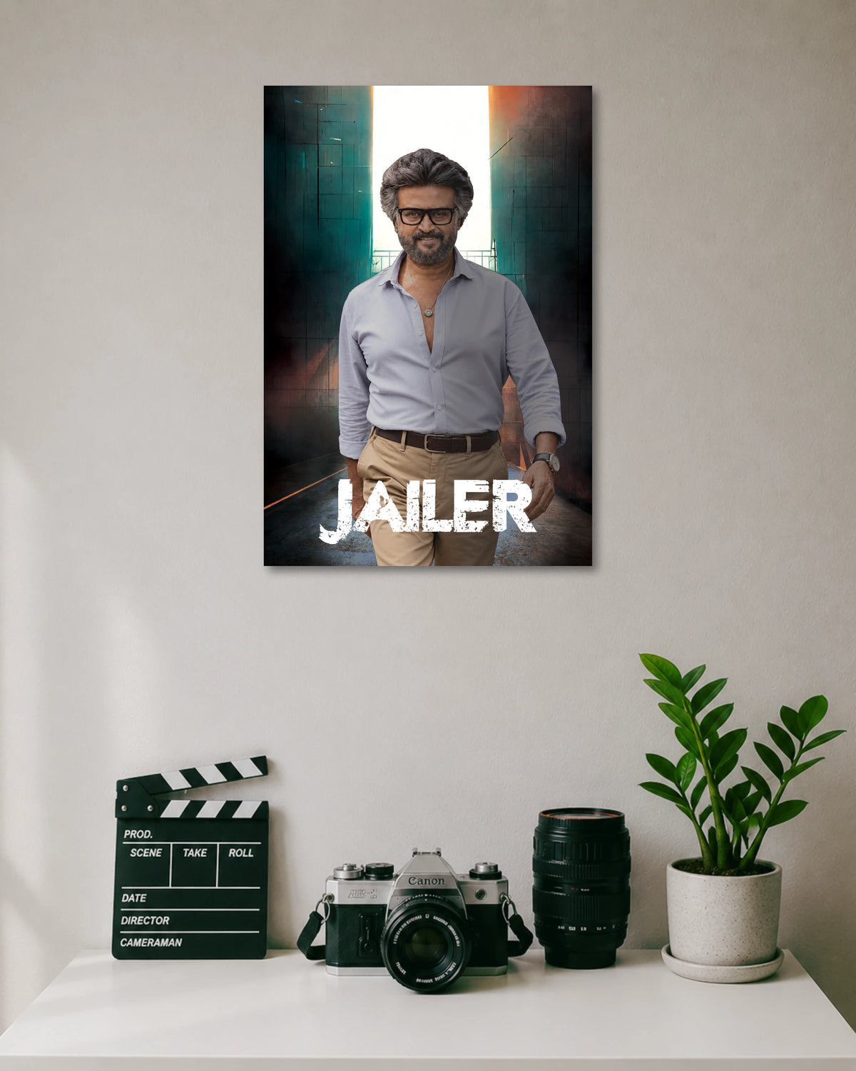Jailer Rajinikanth Urban Mass Portrait Poster poster artwork