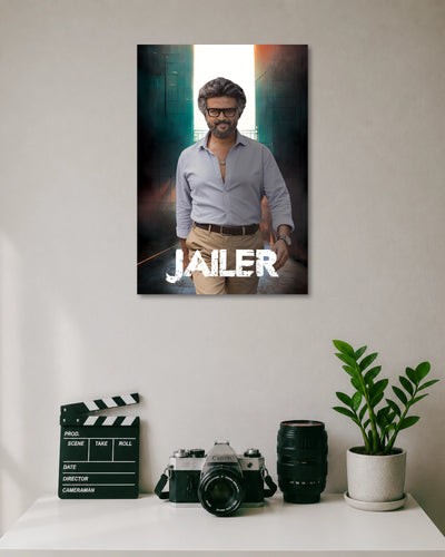 Jailer Rajinikanth Urban Mass Portrait Poster poster artwork