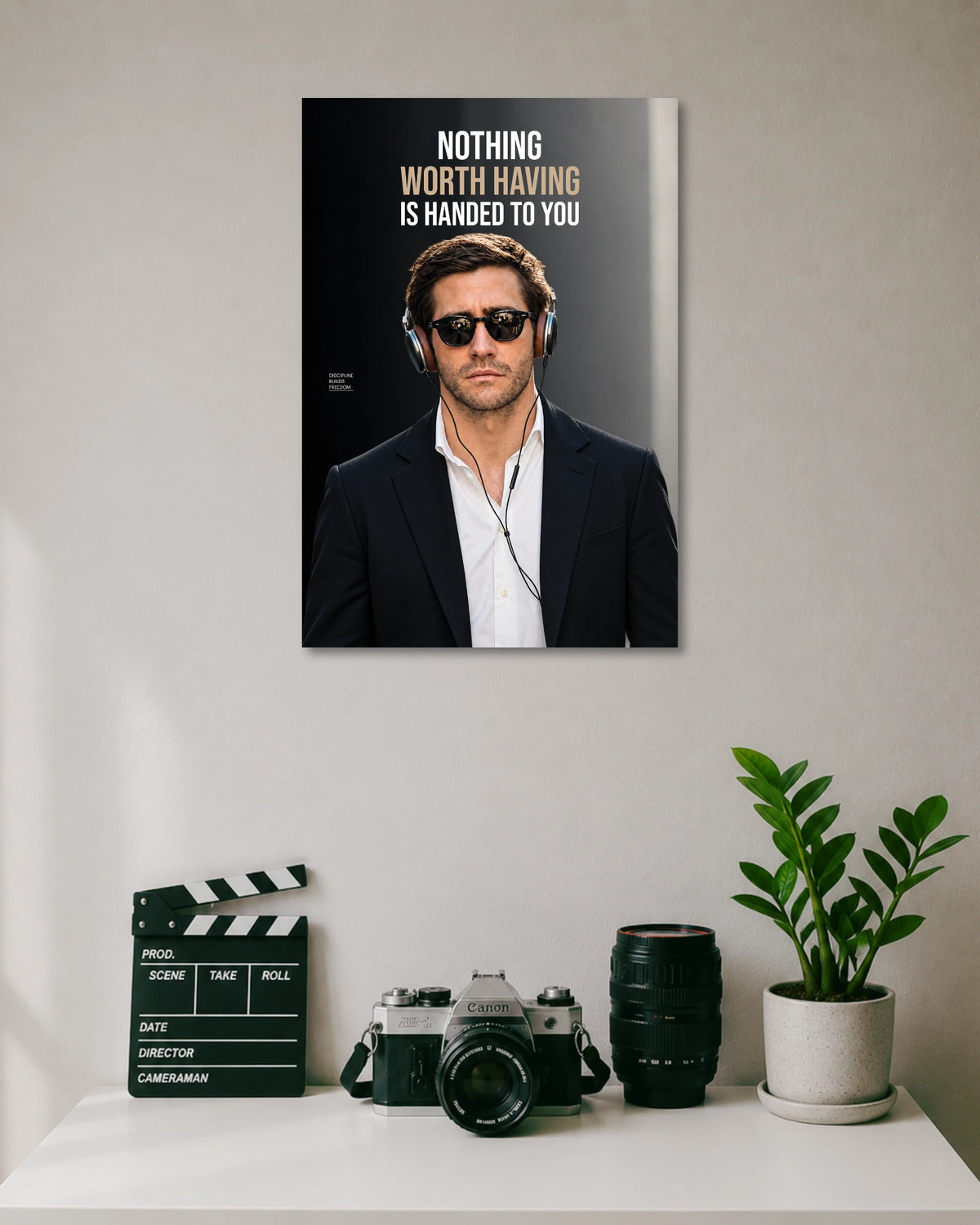 Jake Gyllenhaal Discipline Motivation Poster poster artwork