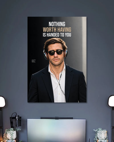 Alternative artwork featuring Jake Gyllenhaal Discipline Motivation Poster