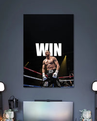Alternative artwork featuring Jermell Charlo Win Boxing Motivation Wall Poster