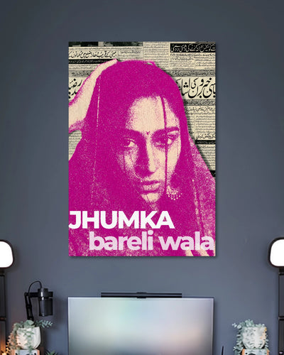 Alternative artwork featuring Jhumka Bareli Wala Retro Poster