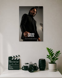 John Wick Baba Yaga Poster artwork with bold detailed composition 1