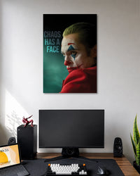Joker Chaos Has a Face Poster poster artwork