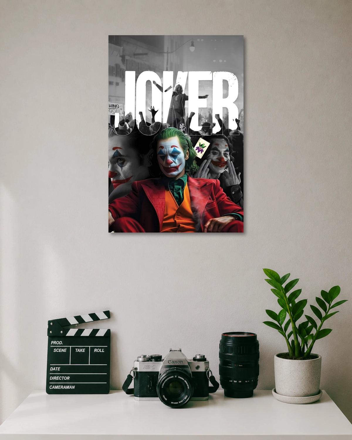 Joker Three Jokers Character Collage Poster poster artwork