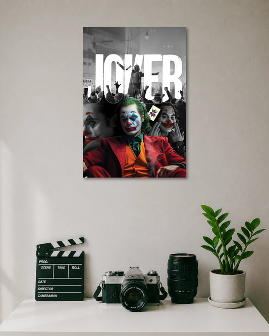 Joker Three Jokers Character Collage Poster poster artwork