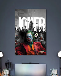Alternative artwork featuring Joker Three Jokers Character Collage Poster