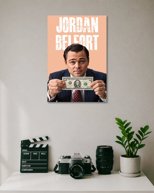 Jordan Belfort Wolf of Wall Street Money Poster poster artwork