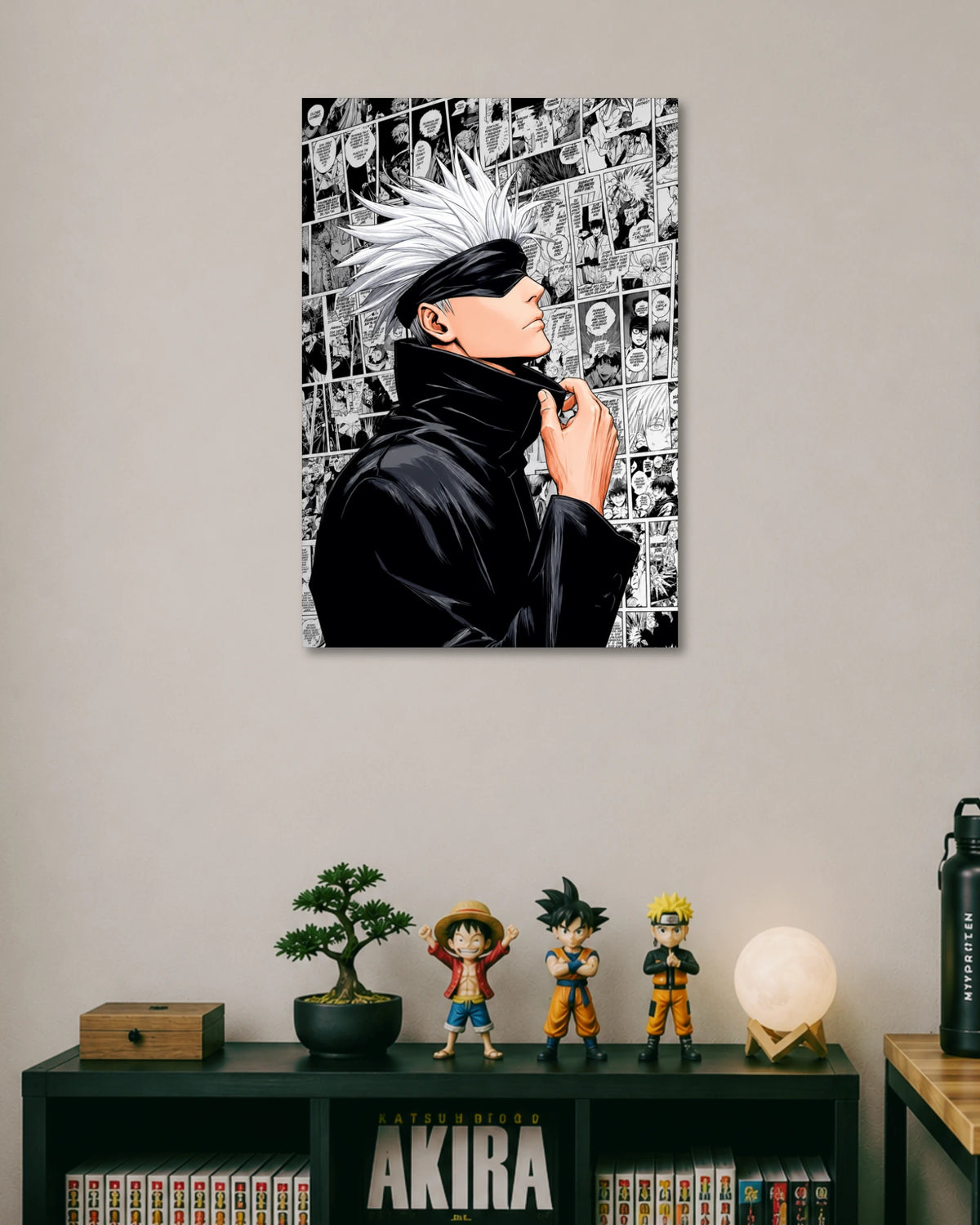 Jujutsu Kaisen Gojo Manga Collage Poster artwork